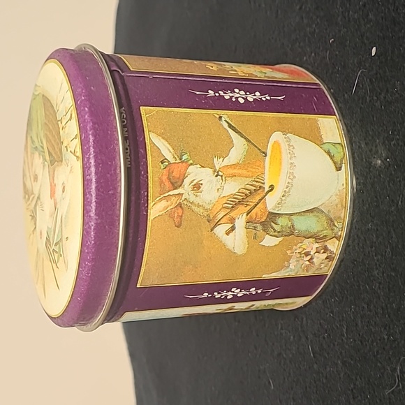 Vintage 1984 Chein Ind. Bristol Ware Easter Rabbit Tin Box - Picture 5 of 6